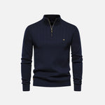 LAVIRE | Men's Sweater Half Zipper Old Money Sweater - CERPELO