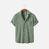 DEVILE | Old Money Loose Lapel Men's Shirt - CERPELO