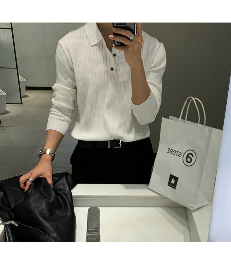 Knitted Polo Shirt