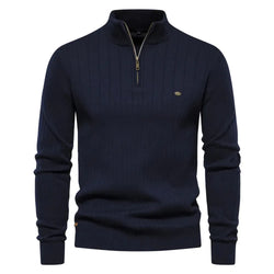 Image of LAVIRE | Men's Sweater Half Zipper Old Money Sweater, Menswear, Uncategorized, CERPELO