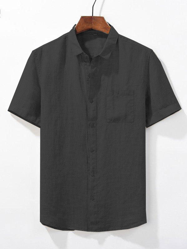AMURE Linen Casual Lapel Shirt