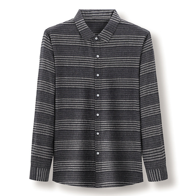 ECLAIR - Linen Striped Shirt Men