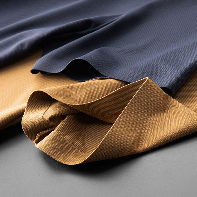 Image of Summer Ultra-thin Silky Ice Silk Seamless Short Sleeve Shirt Outfit, Menswear, CERPELO