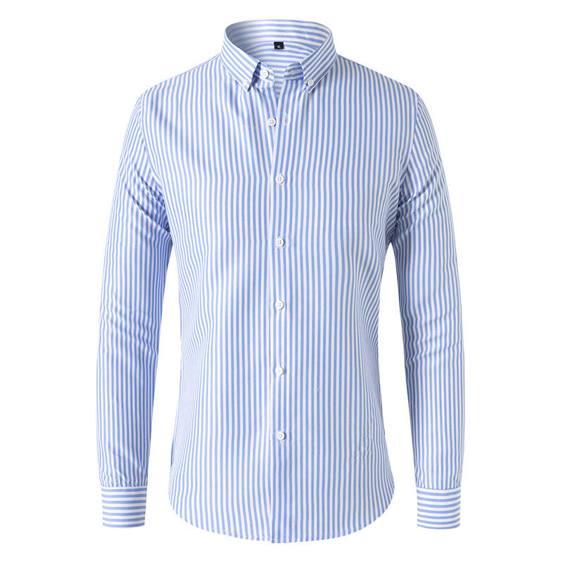 Image of Men's Striped Long Sleeve Shirt