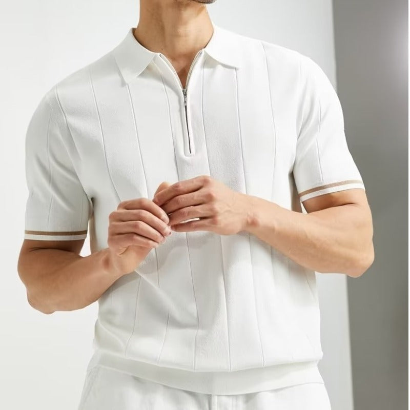 short-sleeved polo shirt