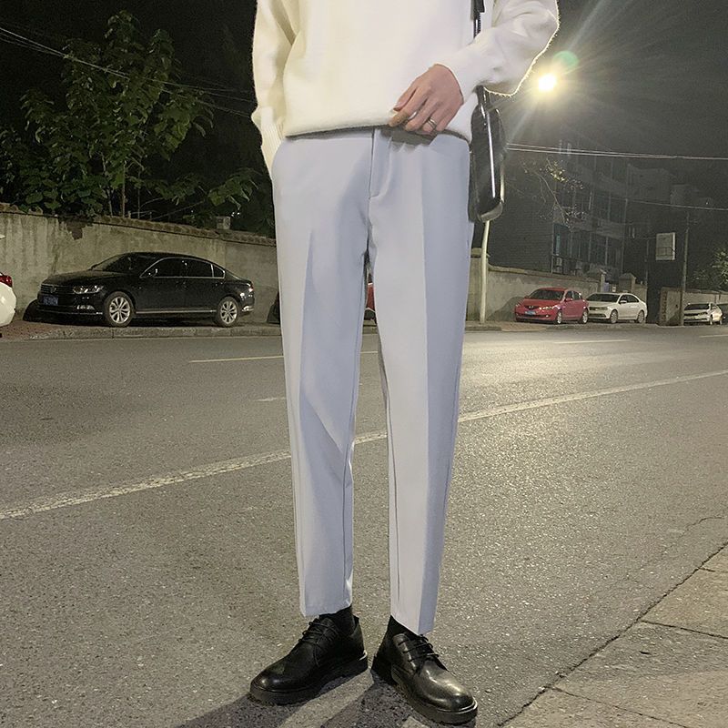 Image of KOREAN STRAIGHT LEG PANTS - CERPELO