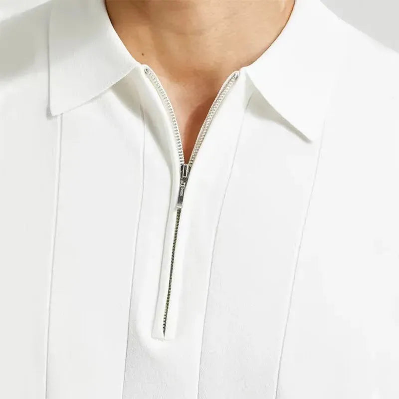 short-sleeved polo shirt