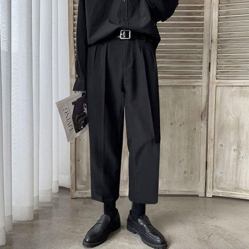 Image of KOREAN STRAIGHT LEG PANTS - CERPELO