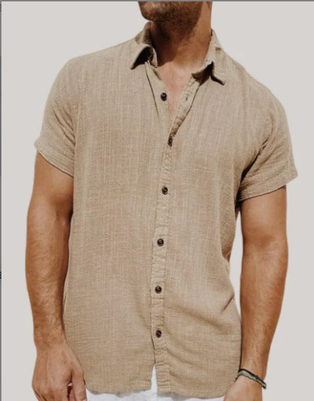 Image of DEMIRE - Men's Short-sleeved Shirt - CERPELO