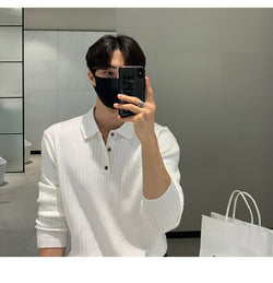Image of Knitted Polo Shirt