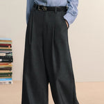 Wide-leg Suit Pants Women's Loose All-match Commute High Waist, Menswear, CERPELO