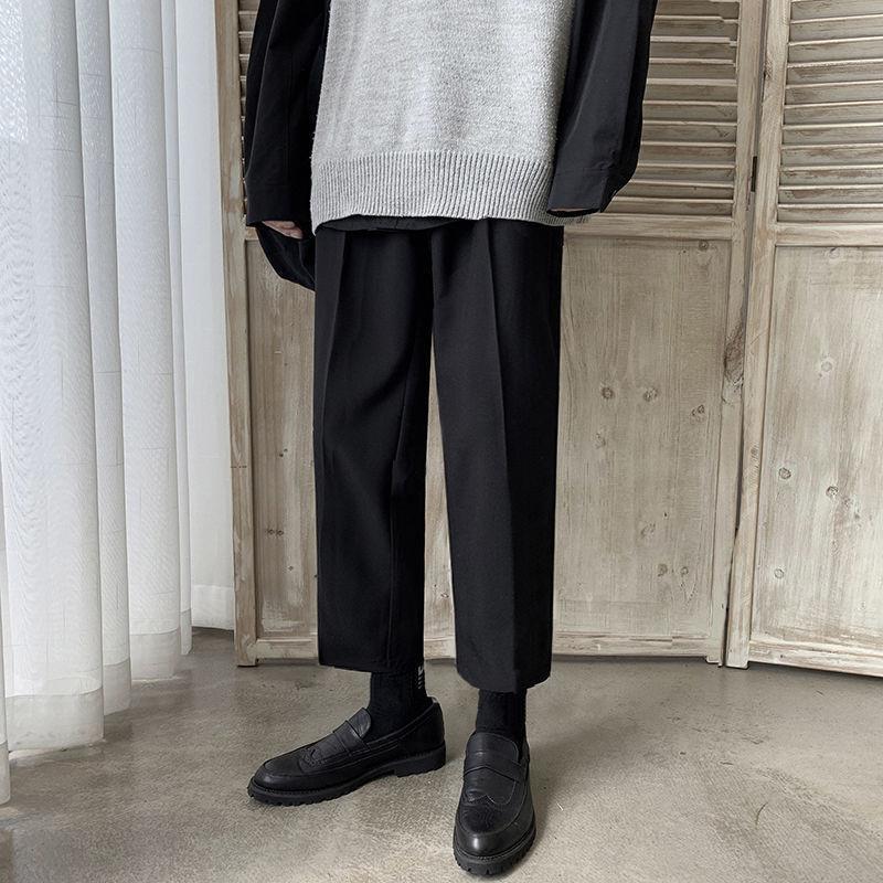 Image of KOREAN STRAIGHT LEG PANTS - CERPELO