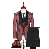 Men's Jacquard Luxury Suit CERPELO