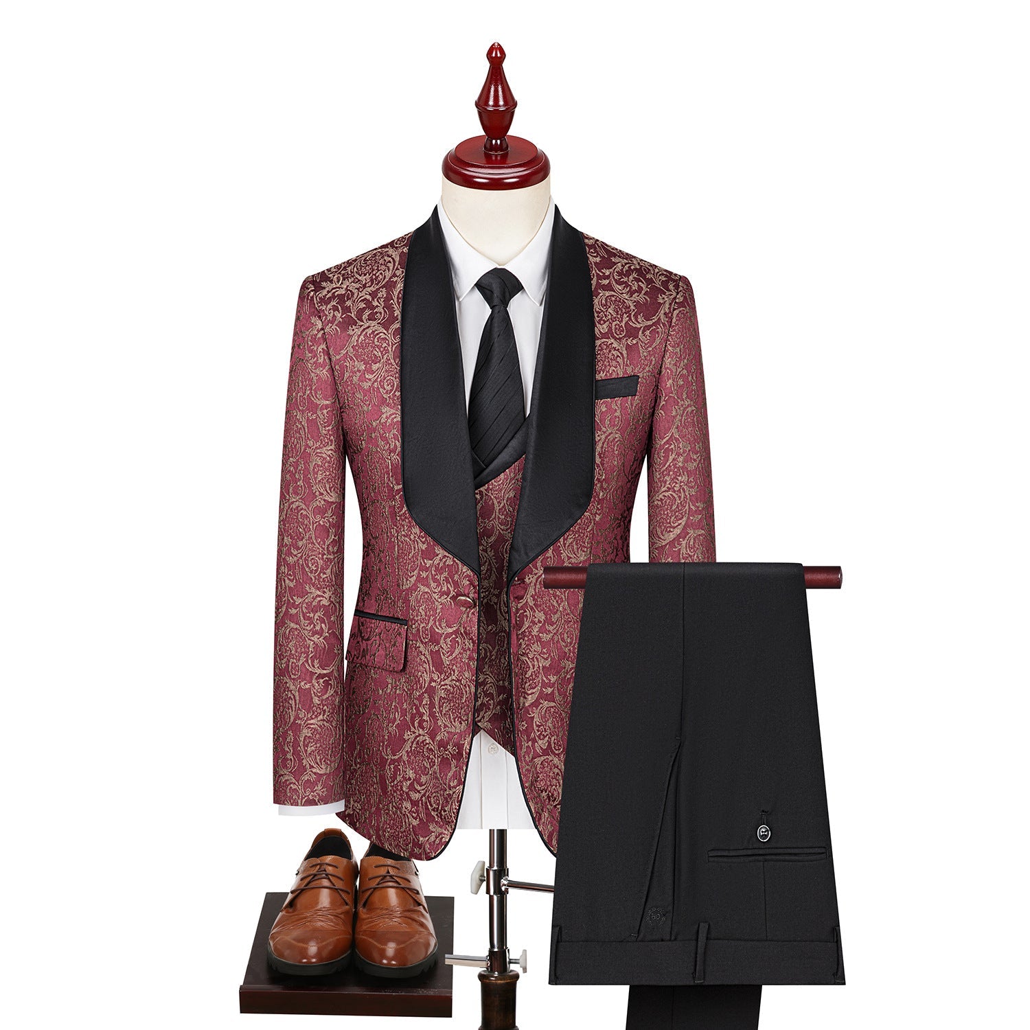 Men's Jacquard Luxury Suit CERPELO