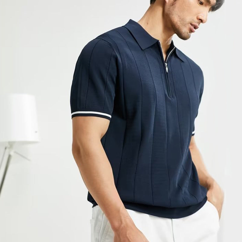 short-sleeved polo shirt