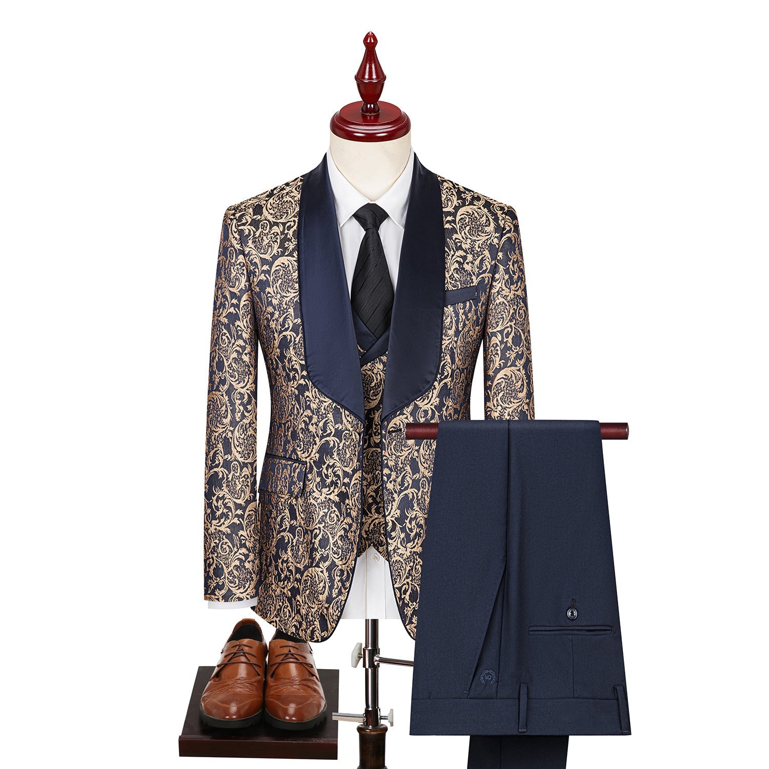 Men's Jacquard Luxury Suit CERPELO