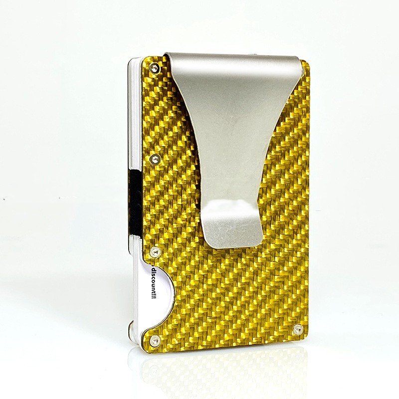 Aluminum Alloy Carbon Fiber Card Holder