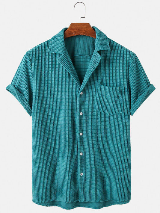DEVILE | Old Money Loose Lapel Men's Shirt, Menswear, Uncategorized, CERPELO