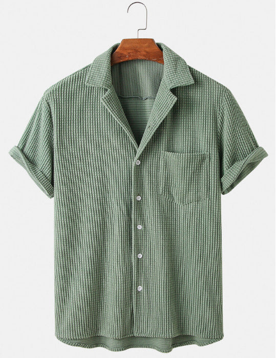 DEVILE | Old Money Loose Lapel Men's Shirt, Menswear, Uncategorized, CERPELO