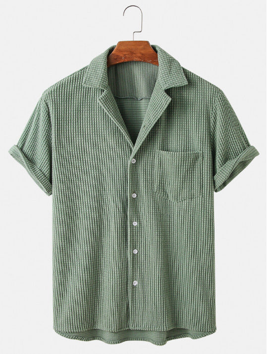 DEVILE | Old Money Loose Lapel Men's Shirt, Menswear, Uncategorized, CERPELO
