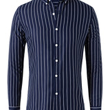 Men's Striped Long Sleeve Shirt