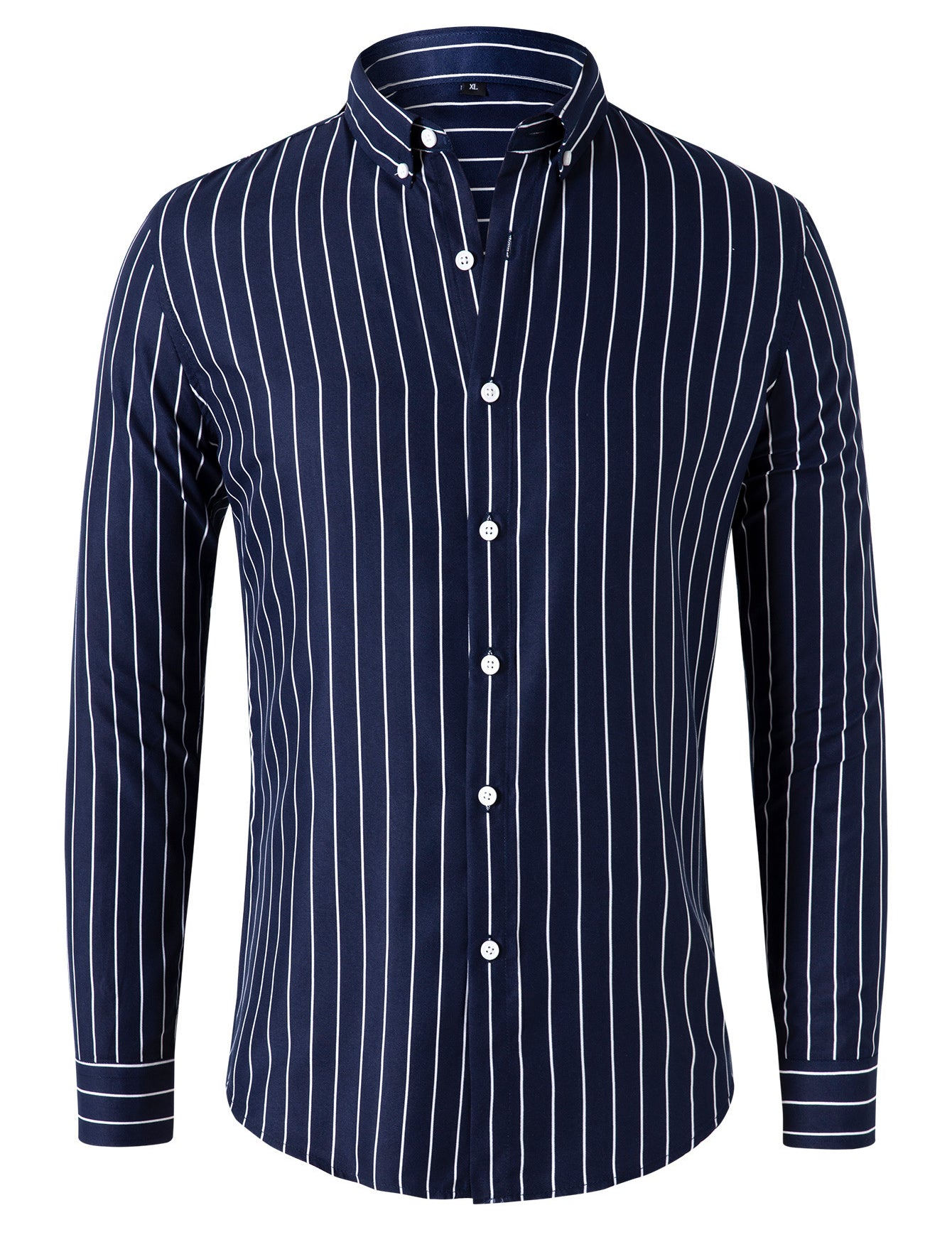 Men's Striped Long Sleeve Shirt
