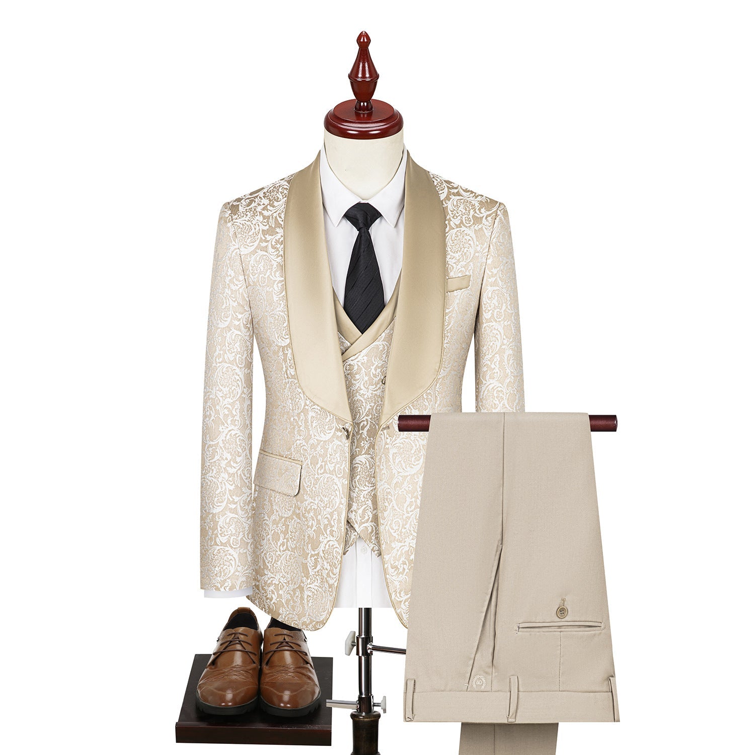Men's Jacquard Luxury Suit CERPELO