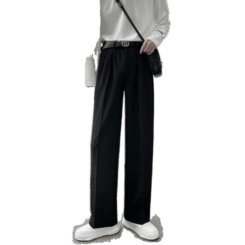 Image of KOREAN STRAIGHT LEG PANTS - CERPELO
