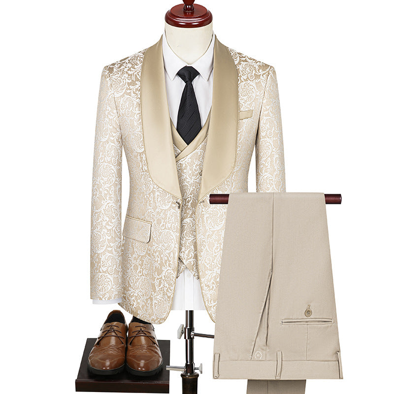 Men's Jacquard Luxury Suit CERPELO