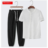 Summer Casual Sports Quick-drying Top Two-piece Set, Menswear, CERPELO