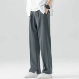 Men's Ice Silk Cool Suit Pants - Lightweight Comfort