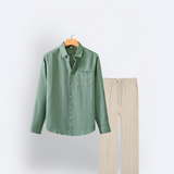 Linen Men's Shirt and Trousers Bundle